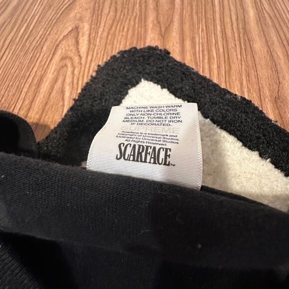 Supreme Scarface Split Tee - Size X-Large - Black - Used - Picture 5 of 9